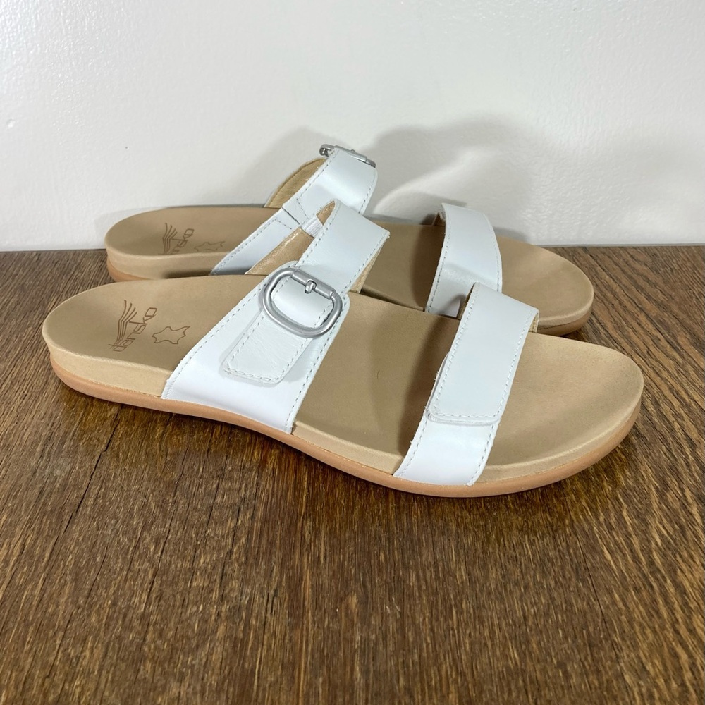 New Dansko Justine Slide Sandal Women’s Size 9.5-10 White